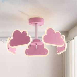 Wall Lamp Girls' Room Chandelier Bedroom Children Cartoon Cute Princess Simple Creative Personality