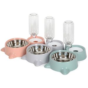 Feeding Automatic Water Drinker for Dogs Cats Dog Food Feed Pet Bowl Water Bottle Drinking Water Dispenser Dog Accessories