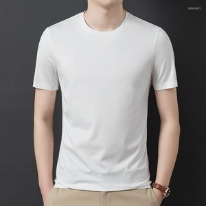 メンズTシャツは、私たちのメンズ半袖Tシャツで快適でスタイリッシュなままです：4色の軽量通気性のある生地 - 濃い緑