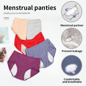 Kvinnors trosor menstruation trosor 3pcslot läckofyndar bomullsbyxor för perioder Kvinnor underkläder menstruation kvinnliga vattentäta trosor släpper 230503