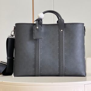 Borsa tote da uomo di famoso designer, borsa a tracolla in pelle con fiori neri, borsa a tracolla, borsa a tracolla da viaggio per il fine settimana da donna, valigetta, borsa da viaggio, borsa per laptop borsa per la spesa