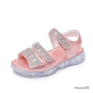 Weiß Rosa Kinder Sommer Kinder Für Mode Diamant Prinzessin Schuhe Mädchen Sandalen