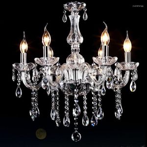 Chandeliers Contemporary Dining Room Chandelier Modern Crystal Lighting 6light Mini 3w Led Lights