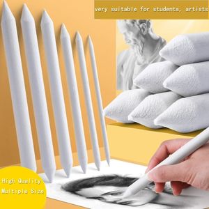 Pencils Blending Stumps and Tortillions Paper Art Blenders Sandpaper Pencil Sharpener Pointer for Artist Charcoal Sketch Drawing Tools 230503