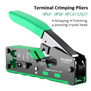 Tang BIG SALE 6P 8P CAT5/6/7 Terminal Crimping Pliers Network Tools Mini Electrical Pliers Wire Cutter Stripper Clamp Pliers