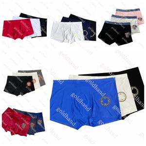 Mutande da uomo di marca Designer Lettera Stampata Intimo Moda estiva Uomo traspirante Boxer sportivi Pantaloncini morbidi in cotone