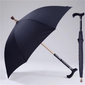 Paraplyer Multipurpose Old Man Cane Climbing Paraply Wear-Resistent Non-Slip Walking Stick
