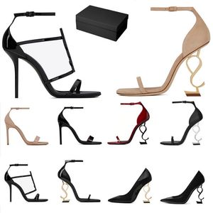 abito da donna di lusso scarpe da ginnastica scarpe da ginnastica tacchi alti pelle verniciata tono oro triple nero nuede sandali da donna da donna scarpe da ufficio per matrimoni da donna sneaker 35-42