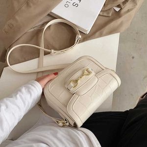 المحافظ حقيبة فرنسية جديدة للأزياء الأزياء حقيبة نسائية محمولة تمساح صغير حقيبة مربعة تنوعية حقيبة كتف واحد