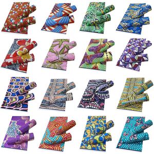 Stoff Echtgold Wachs Ankara Drucke Stoff Nähen Afrikanisches Kleid Tissu Patchwork Herstellung Handwerk Lendenschurz 100 % Baumwolle Top-Qualitätsmaterial