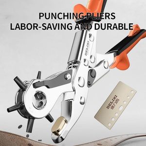 Tang Multifunctional Leather Belt Punch Eyelet Punch Rotary Sewing Machine Bag Set Tool Strap Home Leather Craft