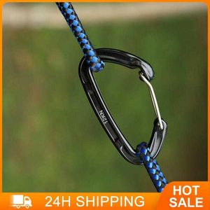 5 PCSCarabiners Portable Climbing Buckle Carabiner Outdoor Camping Multifunction Buckle D-shape Safety Practical Buckle Climbing Acessories P230420