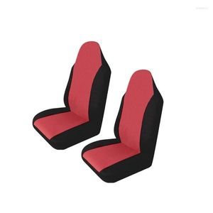 Car Seat Covers 2023 Polyester Fabric Universal Cover Fit Most Cars With Tire Track Detail Styling Protector