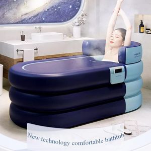 Bathtubs new Soft Comfortable Indoor Steaming SPA Hot Tub Mini Adult Inflatable Bathtub bathtub hot tub spa tub bath tub inflatable