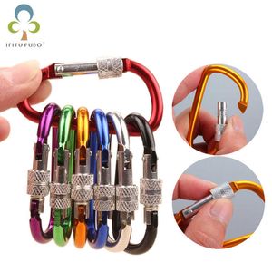 5 PCSCARABINERS 4 Rozmiar aluminiowy snap carabiner d-ring klip kluczy brelikarek turystyczny