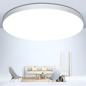 Taklampor Lampada LED Circular Panel Light 6W 9W 13W 18W 24W Ytmonterad AC 85-265V Lampa för heminredning