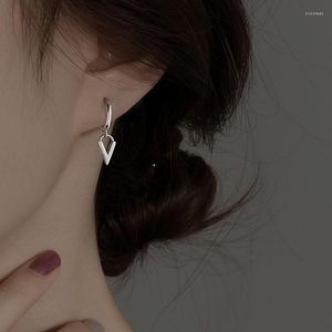 Dangle Earrings Simple Design Silver Color Hollow Letter Drop For Women Fashion Ear Cuff Piercing Earring Gift