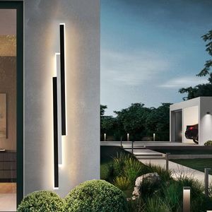 Outdoor Wall Lamps LED Long Light Waterproof IP65 Villa Porch Garden Patio Exterio Lamp Decoration Sconce