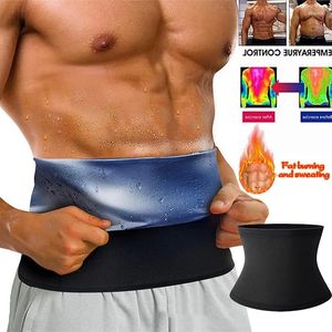 Midje stöd bastu trimmer belly wrap workout sport svett band buken tränare viktminskning kropp shaper mage kontroll bantningsbälte