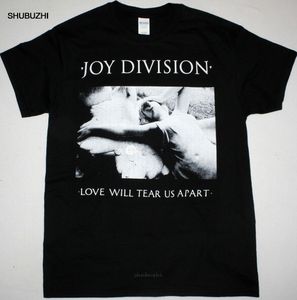 Herren T-Shirts JOY DIVISION LOVE WILL TEAR US APART SCHWARZES T-Shirt POST PUNK ORDER Baumwoll-T-Shirt Herren Sommermode T-Shirt Eurogröße 230428