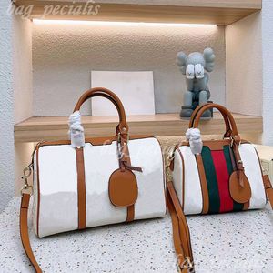 Torba designerska Boston Bag duża torba podróżna z nadrukiem w stylu retro Moda męska Uniwersalna torebka Bagaż na jedno ramię Torby podróżne Torebki na co dzień