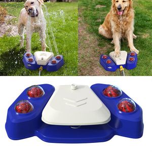 Karmienie psa psa podajnik wody na zewnątrz automatyczna fontanna psa na zabawę psa picie radość z zabezpieczeniem zwierząt domowych