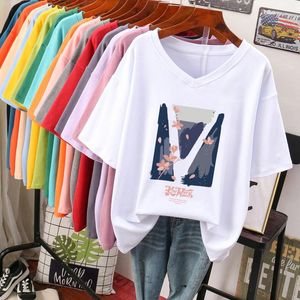 Tops EBAIHUI Oversized T Shirts 100% Cotton Plus Size T Shirt Summer Top Tees Printed Japanese O Neck L6XL Short Sleeve Tshirt Women