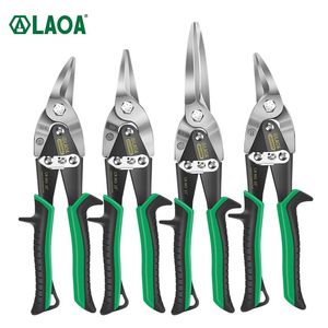 Schaar LAOA Ножницы для резки листовой стали, многофункциональные ножницы для жести, прямые ножницы, резак с изогнутым лезвием, бытовой ручной режущий инструмент, ножницы