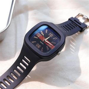 Начатые часы eenvoudige vrouwen fashion horloges 2023 ulzzang merk vierkante vrouwelijke Quartz Drop Sport Watcheswatches