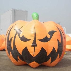 2.5MDカスタマイズされた巨大なインフレータブルカボチャのバルーンハロウィーン広告装飾冷たい空気爆発