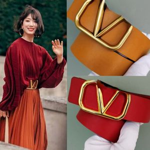 Quality Belt Leather Classic All-Match Belt For Women Dress Decoration Belt Matching Wholesale Width 3cm 4cm 7cm Three Sizes Gift