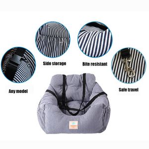 Dog Car Seat Covers Universal Pet Carrier Pad With Safety Belt Cat Puppy Bag Safe Carry House Basket Travel Product
