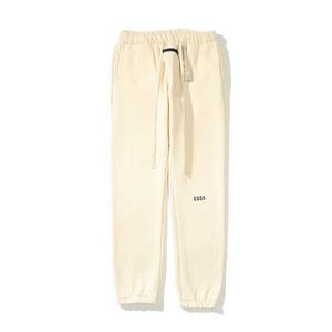 Essentail calças de designer de mensageiro essnciado Pantoufle de cor sólida e calça de moletom branca para homens Jogger essencialidade cortez cargo zyw8