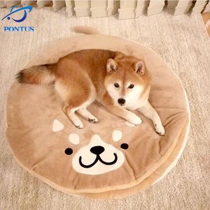 Penne Letti per cani Tappetini per animali Four Seasons Shiba Inu Kennel Tappetino per cani e gatti giapponese Tappetino in peluche Divano Letto per gatti Nido rotondo Forniture per animali domestici Prodotti