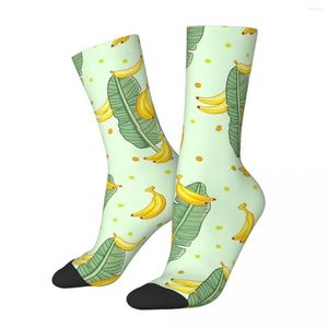 Herrensocken Cartoon Sweet Fruit Banana Unisex Winter Running Happy Street Style Crazy Sock