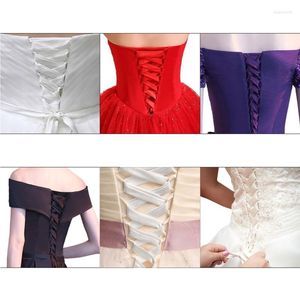 Belts 118Inch Wedding Dress Zipper Replacement Adjustable Corset Back Kit Lace-Up Sati