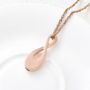 Pendant Necklaces Mini Custom Stainless Steel Infinity Name Necklace Women Jewelry Personalized Nameplate Cross Bridesmaid Gifts