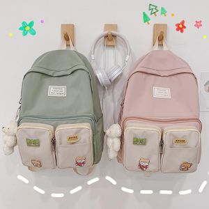 Backpack Cute Girl Shoulder Bag Female Wild Simple Forest School Large Capacity High College Student Tide