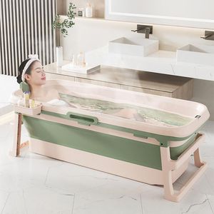 Bathtubs Gift Household Spa Bathtub Toys Kids Prop Adults Folding Ice Bath Tub Hot Portable Shower Freestanding Banheira Swimming Pool