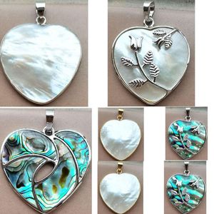 Pendant Necklaces Women Fashion Jewelry Beautiful Mother Of Pearl Shell Woman Bead 1pcs WFH978Pendant