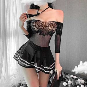 Sexy Rock Porno Frau Dessous Babydoll Unterwäsche Transparent Chemise Lenceria Sexi Kleid Heiße Erotische Kostüme Nachtwäsche Mujer 230717