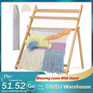 Knitting Wooden Weaving Loom ExtraLarge DIY Weaving Tapestry Knitting Tools Kit Arts Crafts For Kids Beginners Experts Gift 70x50cm