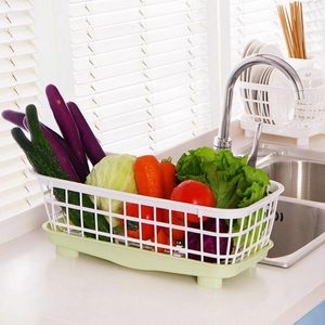 Organisation Drain Basket Dykter diskbänk Torkhylla Drainer Tvätthållare Korg Organiser Tray Home Storage Tool Kitchen Supplies