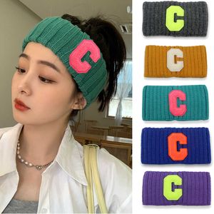 Headbands 3D Towel Embroidery Knitted Hair Accessories Outdoor Sports Headband Winter Women's Accessories Cute Frog FS004 J230502