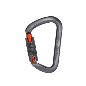 Carabiners XINDA Climbing Carabiner 25kN Lock O D-Shape Screw Climbing Lock Safety Buckle Carabiner Climbing Accessories P230420