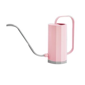 散水装置プラスチックガーデンジューシーなポットステンレス鋼長い口の花植物ツール（ピンク）