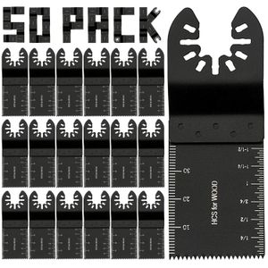 ZAAGBLADEN 50 PCS SAWカッターブレードアクセサリー振動マルチツールソーレノベーターパワーウッド切削ツールビット用