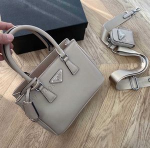 Shoulder Bags Designer Galleria Saffiano Leather Mini Tote Women Handbags Purses Crossbody bag 3 in 1 Size 23cms