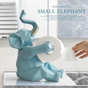 Organisation Animal Statue Craft Toalettpappershållare Bord Vardagsrum Office Restaurang Hängande papper Elefant/rådjur Figur Heminredning