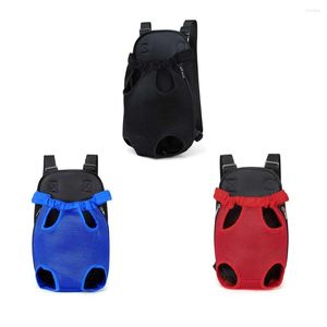 Capas de assento de carro de cachorro Bolsa de portador de estimação portátil Mesh respirável Solid cor reutilizável Substituição ao ar livre Pets carregando mochila